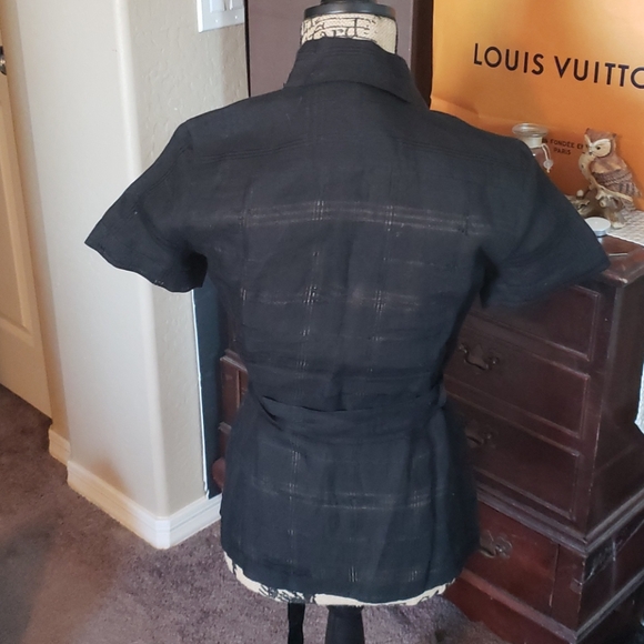 Burberry black button up - Picture 2 of 5